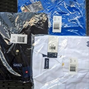 CHAPS Polo shirt sleeved shirts. All 3 for $45